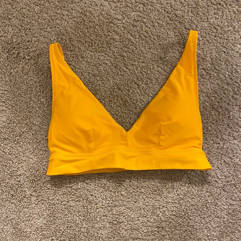 AE scoop plunge bikini top